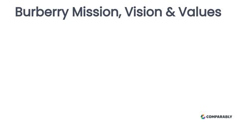 burberry vision and mission|Burberry brand positioning.